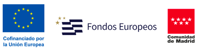 Cofinanciado por la Unión Europea · Fondos Europeos · Comunidad de Madrid