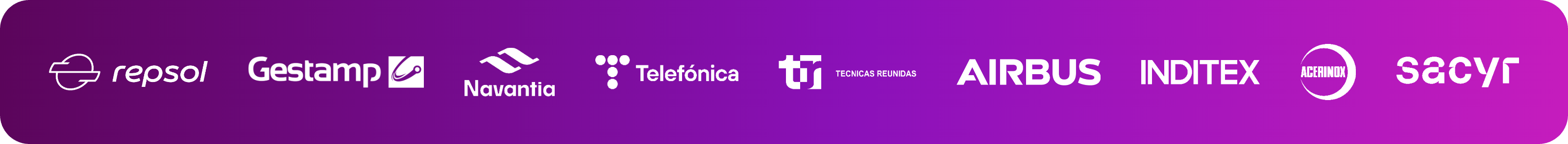 Socios promotores: Repsol, Gestamp, Navantia, Telefónica, Técnicas Reunidas, Airbus, Inditex, Acerinox, Sacyr